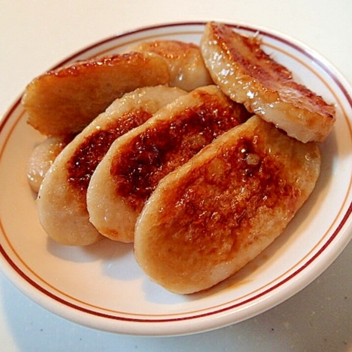 お魚すりみの生姜入り砂糖醤油焼き